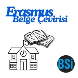 Erasmus Belge Çevirisi