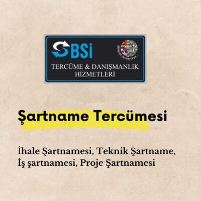 Şartname Tercümesi