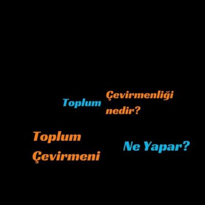 Toplum Çevirmenliği Nedir?