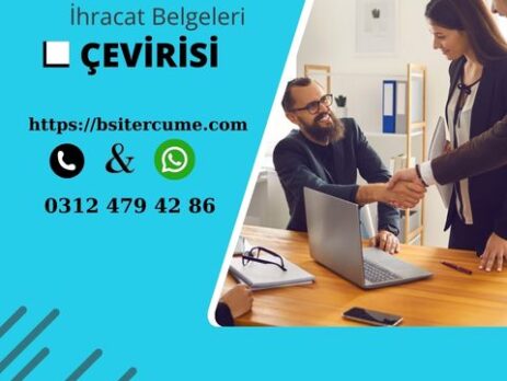 İhracat Belgeleri Çevirisi